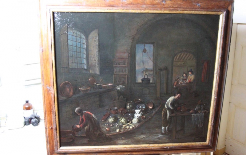 Interno di osteria (Gabrion) dopo il restauro