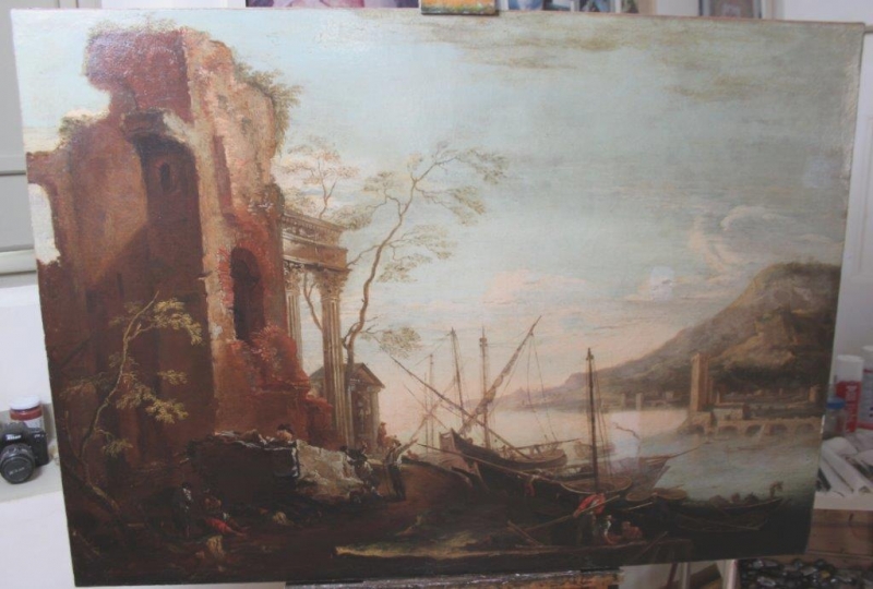 Salvator Rosa prima del restauro