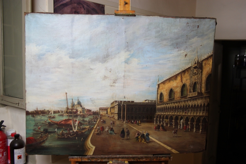 veduta veneziana dopo la pulitura