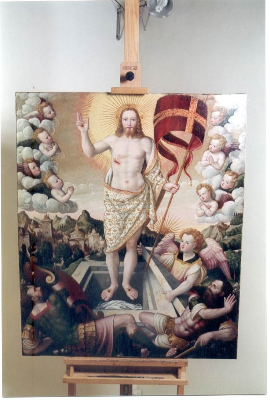 La Resurrezione di Cristo dopo il restauro